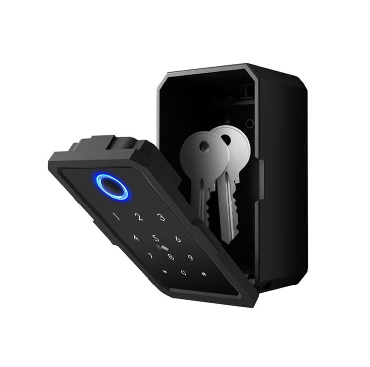 Smart Bluetooth Key Box Supports Fingerprint/APP/Password/IC Card Unlocking, Tuya App, TTLOCK App Smart Bluetooth Key Box Supports Fingerprint/APP/Password/IC Card Unlocking, Tuya App, TTLOCK App